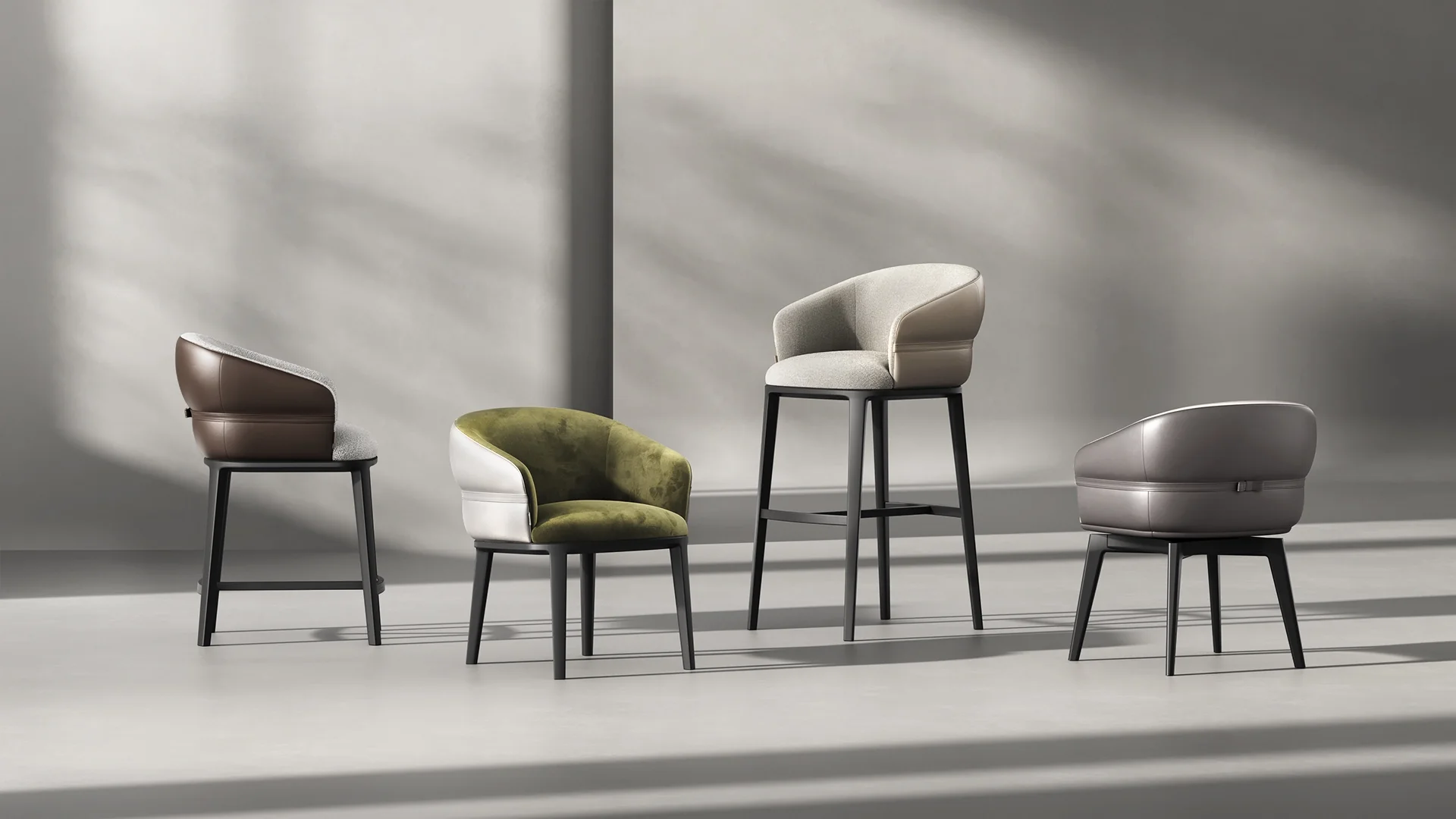 Стул Finesse Bar, Silver Drop