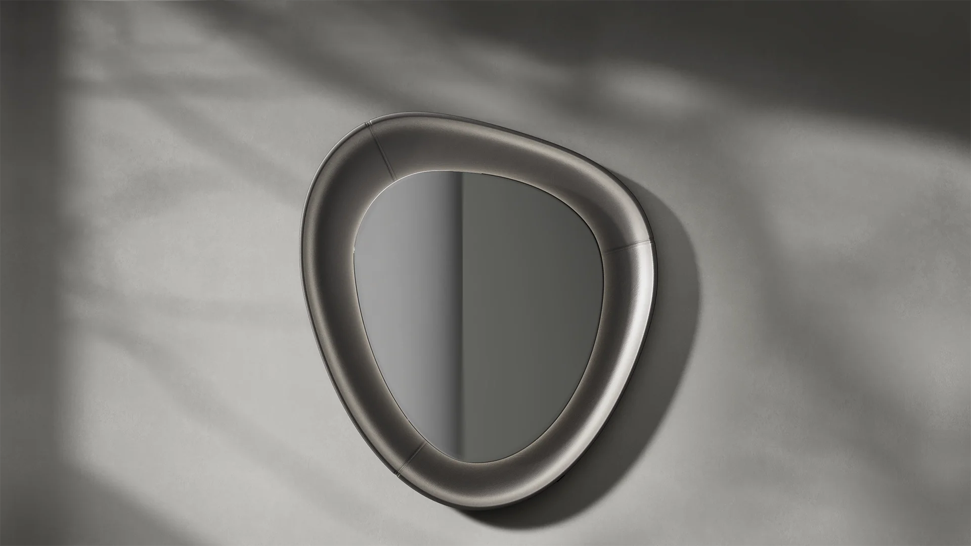 Зеркало настенное Lumen Glow, Onyx Black