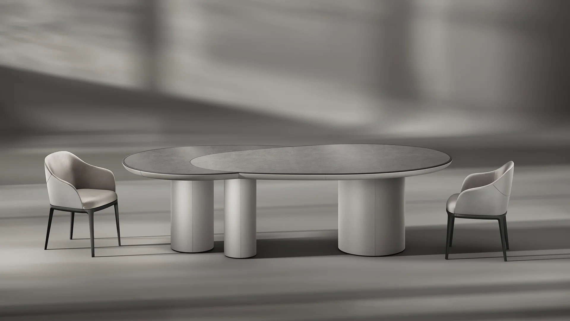 Стол Fusion, Twilight Grey Duo