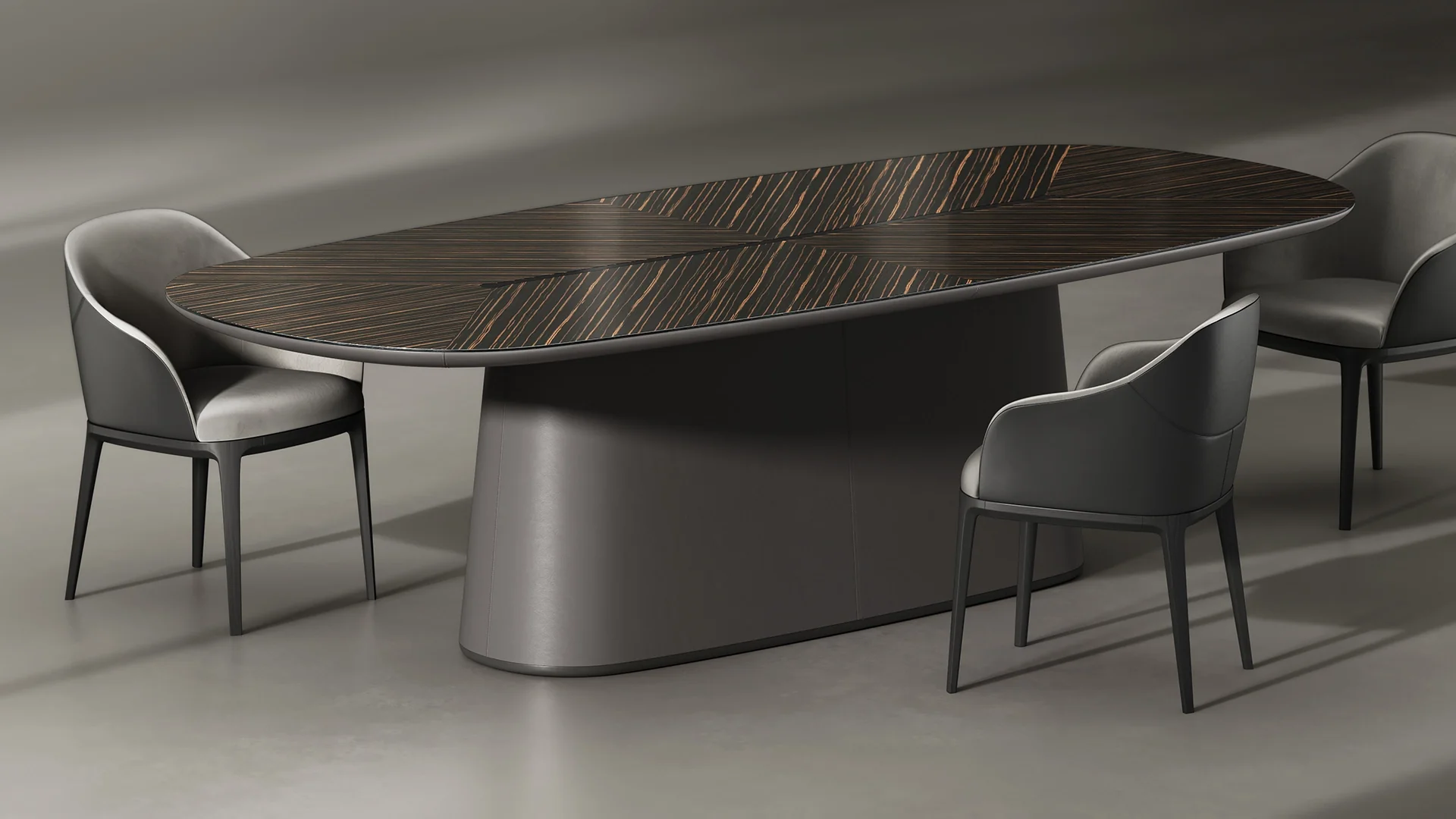 Стол Metaform Uno, GREY AMBER