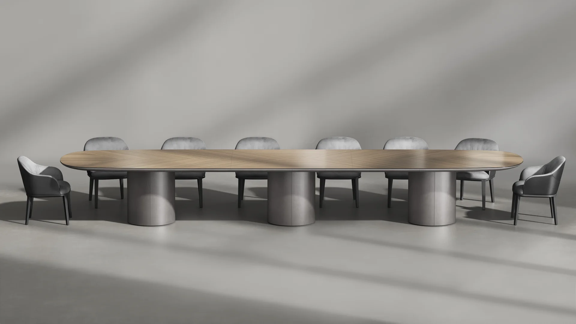 Модульный стол Mergentia, Negro Marquina