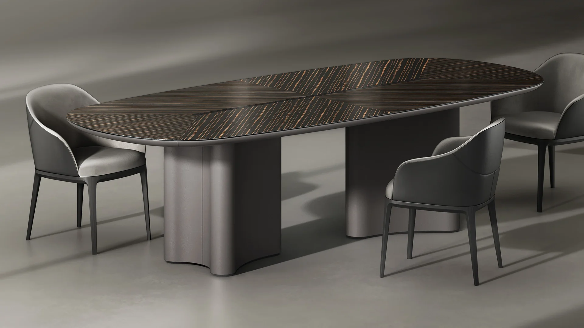 Стол Metaform Duo, EBONY WOOD